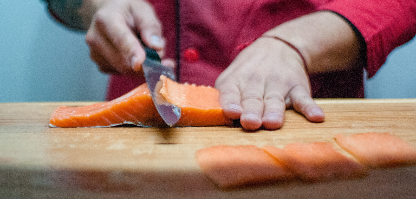 Akaroa Salmon slice